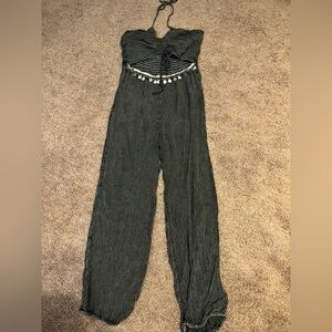 EARTHBOUND Charcoal Jumpsuit size medium